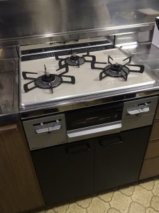 ビルトインコンロ交換工事